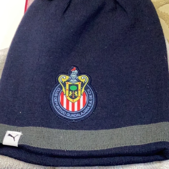 New Chivas Official T-shirt With Puma Beanie Chivas Soccer Team Size Xl . - Picture 6 of 12